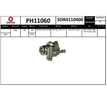 Hydraulické čerpadlo, řízení EAI PH11060