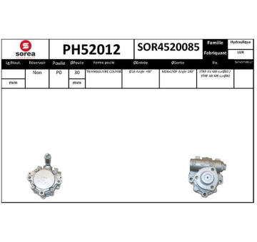 Hydraulické čerpadlo, řízení EAI PH52012