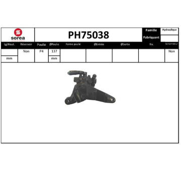 Hydraulické čerpadlo, řízení EAI PH75038