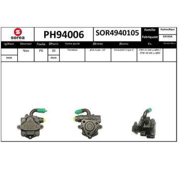 Hydraulické čerpadlo, řízení EAI PH94006