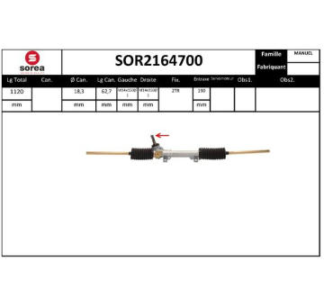 Řídicí mechanismus EAI SOR2164700