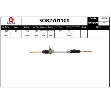Řídicí mechanismus EAI SOR2701100