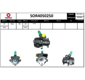 Hydraulické čerpadlo, řízení EAI SOR4050250