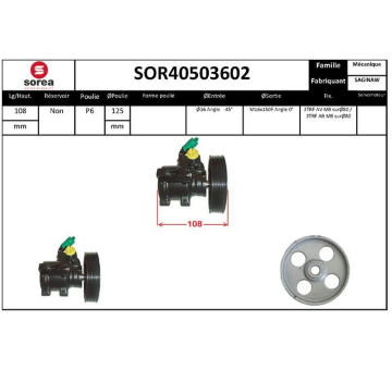 Hydraulické čerpadlo, řízení EAI SOR40503602