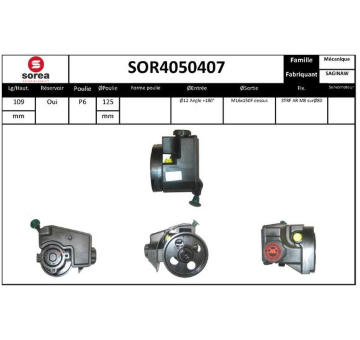 Hydraulické čerpadlo, řízení EAI SOR4050407