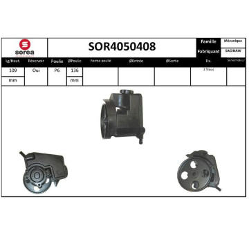 Hydraulické čerpadlo, řízení EAI SOR4050408