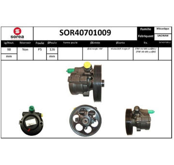 Hydraulické čerpadlo, řízení EAI SOR40701009