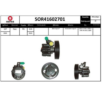 Hydraulické čerpadlo, řízení EAI SOR41602701