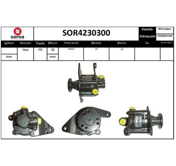Hydraulické čerpadlo, řízení EAI SOR4230300