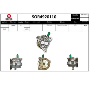 Hydraulické čerpadlo, řízení EAI SOR4920110