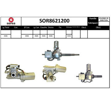 Sloupek řízení EAI SOR8621200