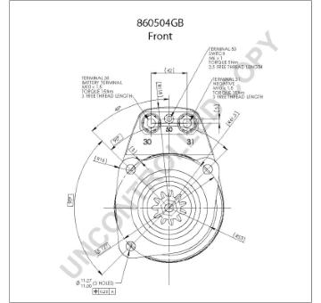 Startér BOM-Prestolite 860504GB
