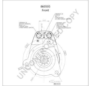 Startér BOM-Prestolite 860505GB
