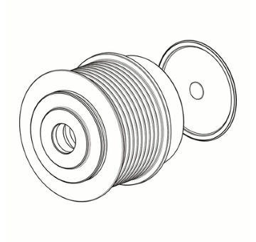 Řemenice, generátor BOM-Prestolite P00281
