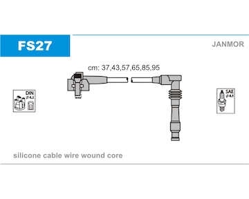 Sada kabelů pro zapalování JANMOR FS27