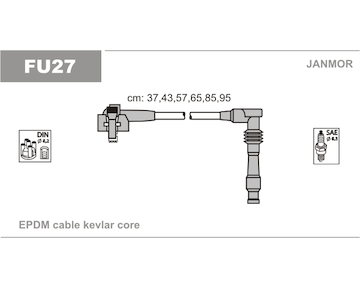 Sada kabelů pro zapalování JANMOR FU27
