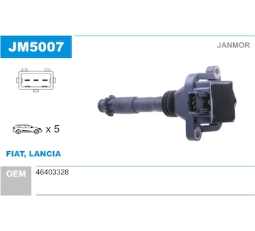 Zapalovací cívka JANMOR JM5007