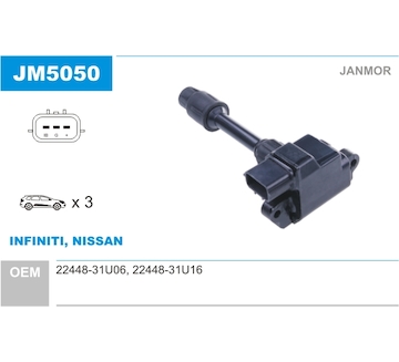 Zapalovací cívka JANMOR JM5050