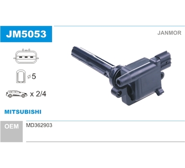Zapalovací cívka JANMOR JM5053