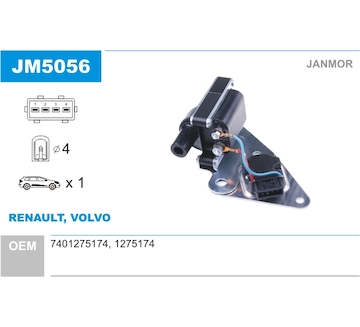 Zapalovací cívka JANMOR JM5056
