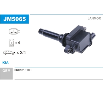 Zapalovací cívka JANMOR JM5065