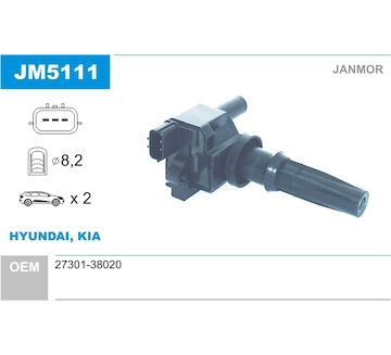 Zapalovací cívka JANMOR JM5111