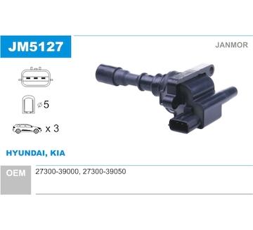Zapalovací cívka JANMOR JM5127