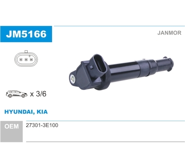 Zapalovací cívka JANMOR JM5166