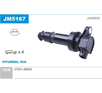 Zapalovací cívka JANMOR JM5167