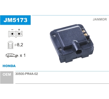 Zapalovací cívka JANMOR JM5173