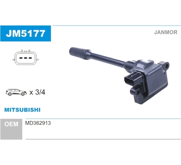 Zapalovací cívka JANMOR JM5177