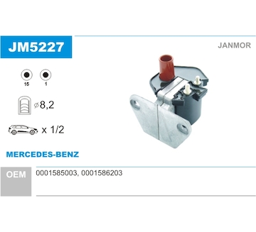 Zapalovací cívka JANMOR JM5227