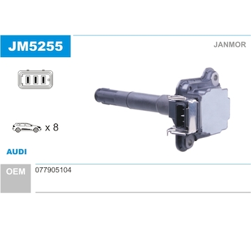 Zapalovací cívka JANMOR JM5255