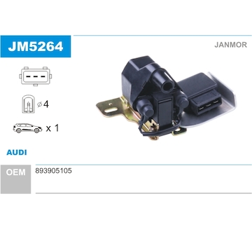 Zapalovací cívka JANMOR JM5264