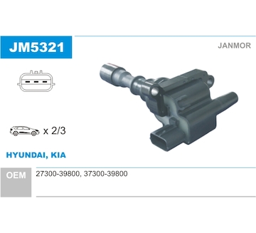 Zapalovací cívka JANMOR JM5321