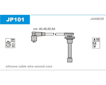 Sada kabelů pro zapalování JANMOR JP101
