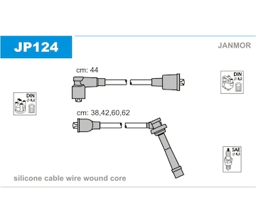 Sada kabelů pro zapalování JANMOR JP124