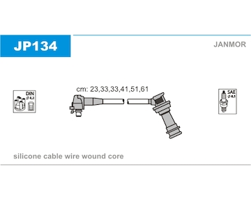 Sada kabelů pro zapalování JANMOR JP134