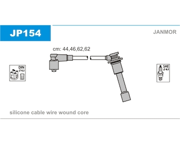 Sada kabelů pro zapalování JANMOR JP154