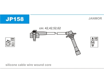 Sada kabelů pro zapalování JANMOR JP158