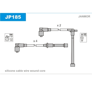 Sada kabelů pro zapalování JANMOR JP185