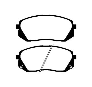 Sada brzdových destiček, kotoučová brzda RAICAM RA.1009.0