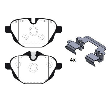 Sada brzdových destiček, kotoučová brzda RAICAM RA.1011.0K1