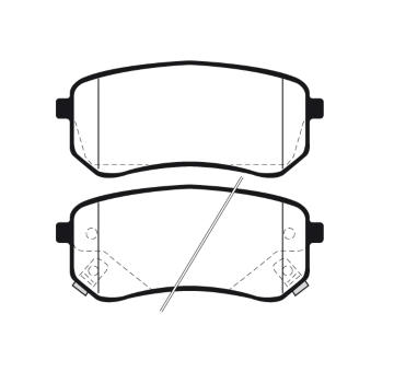 Sada brzdových destiček, kotoučová brzda RAICAM RA.1031.0