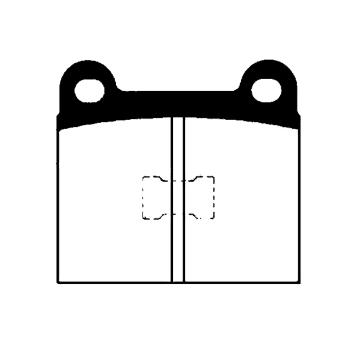 Sada brzdových destiček, kotoučová brzda RAICAM RA.0111.0