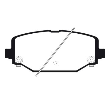 Sada brzdových destiček, kotoučová brzda RAICAM RA.1168.0