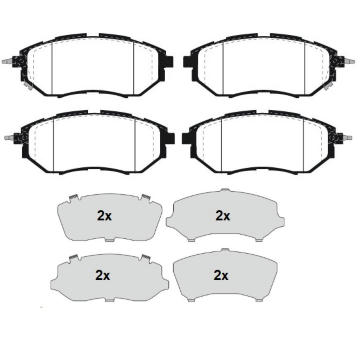 Sada brzdových destiček, kotoučová brzda RAICAM RA.1185.0