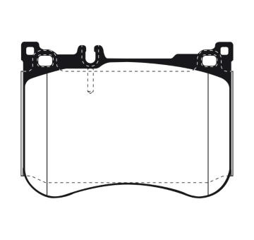 Sada brzdových destiček, kotoučová brzda RAICAM RA.1290.0