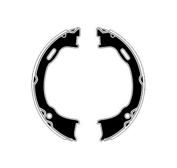 Sada brzdových čelistí, parkovací brzda RAICAM RA20370