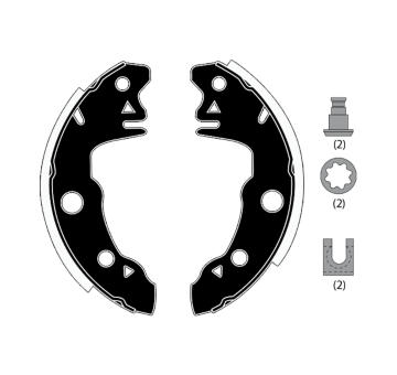 Sada brzdových čelistí RAICAM RA20510